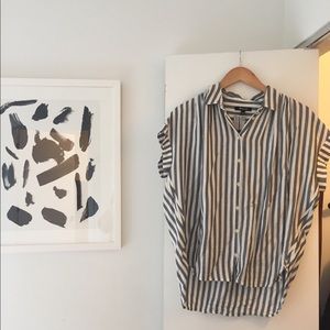 Madewell Striped Button Down Top (Central Shirt)